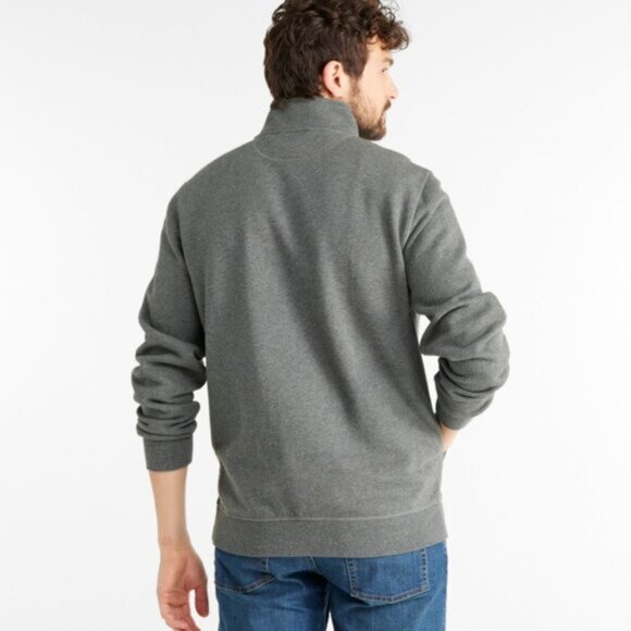 L.L.Bean Traditional Fit Sweater Men's Athletic Sweats Quarter-Zip Pullover Sz L - Picture 2 of 12